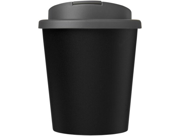 Vaso reciclado de 250 ml con tapa antigoteo Americano® Espresso Eco Negro intenso/gris detalle 11