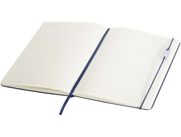 Set libreta A5 y rollerball Legato Elegance certificado RCS Azul océano/azul océano detalle 13