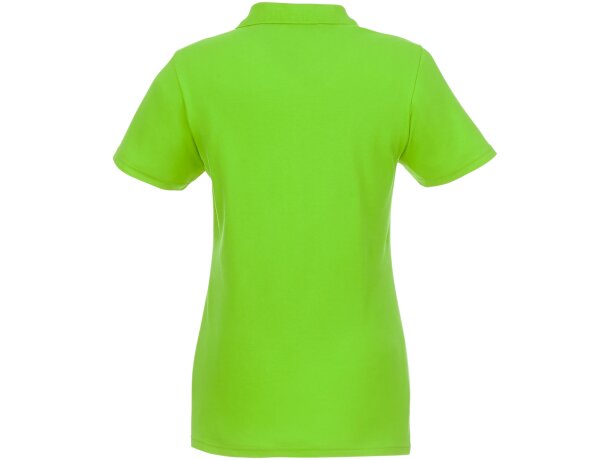 Polo de manga corta para mujer Helios Verde manzana detalle 46