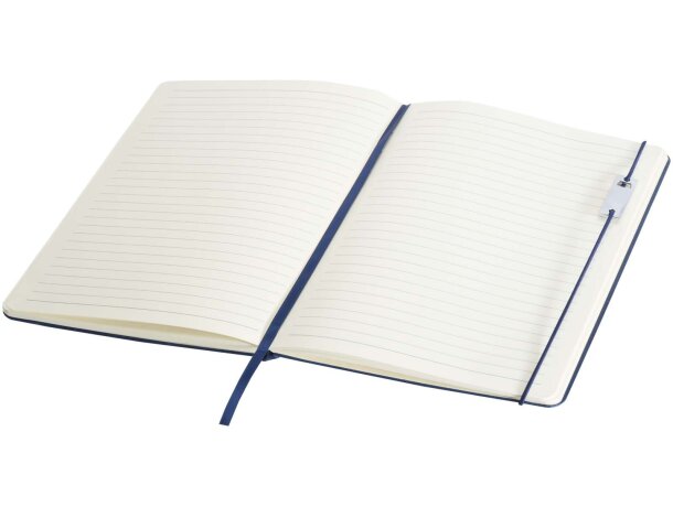 Set libreta A5 y rollerball Legato Elegance certificado RCS Azul océano/blanco detalle 34