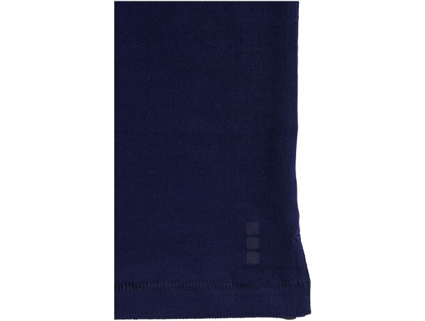 Polos serigrafiados algodón 200 g/m2 Oakville Azul marino detalle 13