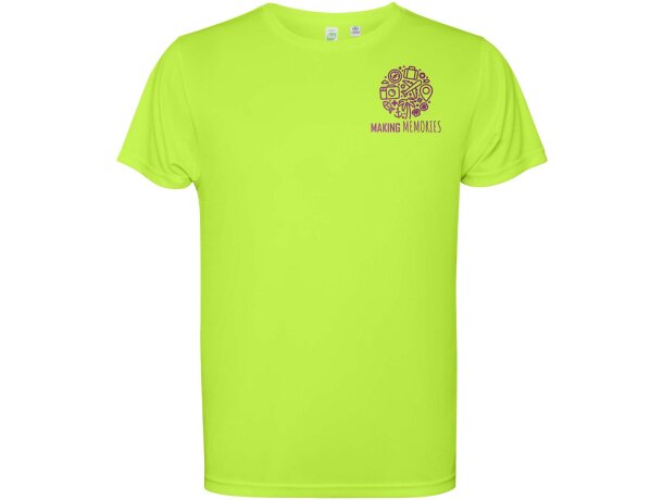 Camiseta manga corta infantil Estoril Roly poliéster reciclado detalle 16