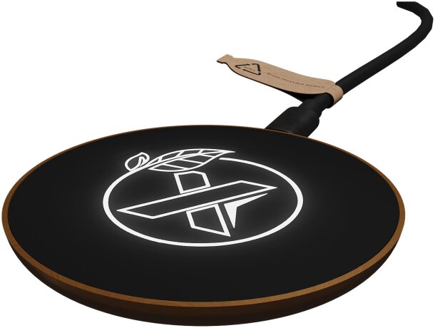 Cargador inalámbrico de madera SCX.design W13 10W Marrón detalle 1