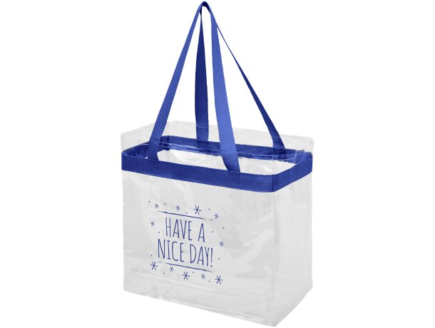 Bolsa de pvc transparente con logo