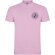 Polo manga corta hombre Star Roly 100% algodón piqué 200 g/m² Rosa claro detalle 69