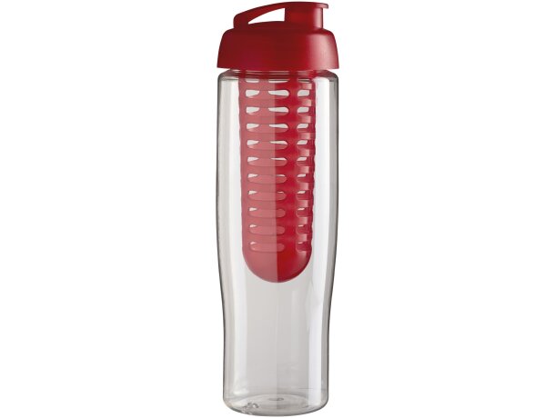 H2O Active® Tempo Bidón deportivo e infusor con Tapa Flip de 700 ml Transparente/rojo detalle 12