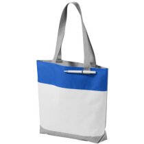 Bolsa con bucle delantero para bolígrafo personalizada blanca