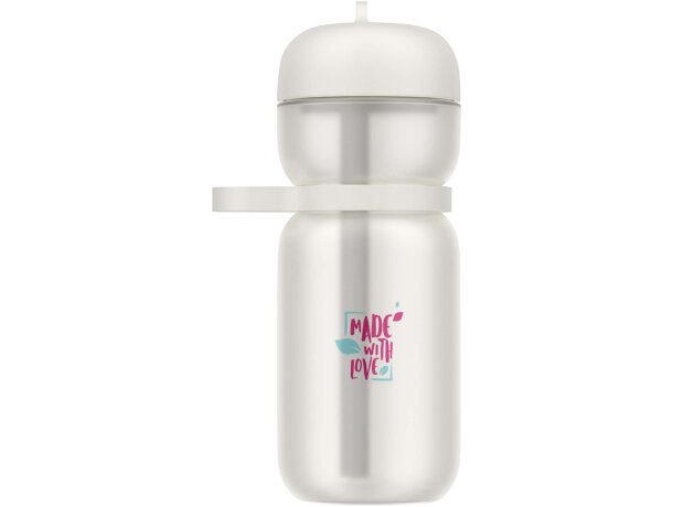 Bidón deportivo con tapa flip y pajita integrada Mepal 600ml Blanco detalle 5