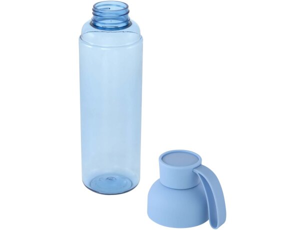 Botella agua RPET 600ml Illuminate con asa silicona Azul claro detalle 18