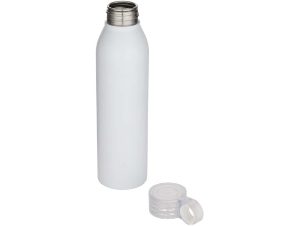 Botella Grom acero inoxidable reciclado certificado RCS 650ml Blanco detalle 3