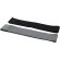 Set de 2 gomas de resistencia Grip látex y poliéster Negro intenso/gris