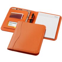 Portafolios tamaño A5 en colores de polipiel personalizado naranja Portafolios tamaño A5 en colores de polipiel personalizado naranja