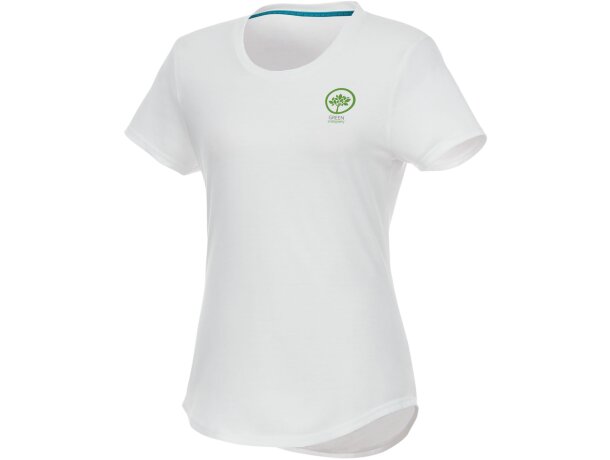 Camiseta de mujer personalizada poliéster 160 g/m2 Elevate Nxt Jade Blanco detalle 1
