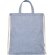 Mochila de cuerdas Aware Pheebs reciclada con rastreador QR Azul mezcla detalle 7