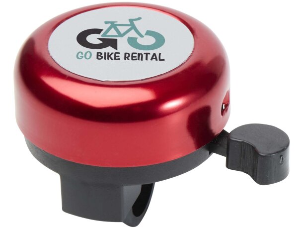 Timbre bicicleta Bellix aluminio y plástico ABS Rojo detalle 7