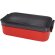 Fiambrera Snappy 1000 ml con cubiertos integrados en tapa Rojo