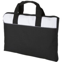 Bolsa de congresos con asa corta personalizada negro intenso Bolsa de congresos con asa corta personalizada negro intenso