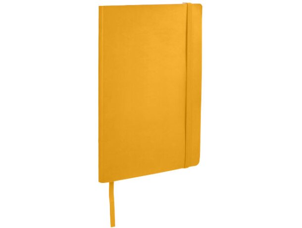 Libreta de notas con tapas blandas personalizada naranja Libreta de notas con tapas blandas personalizada naranja