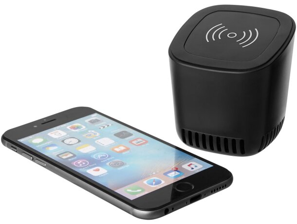 Altavoz Bluetooth® con base de carga inalámbrica Jack Negro intenso detalle 6