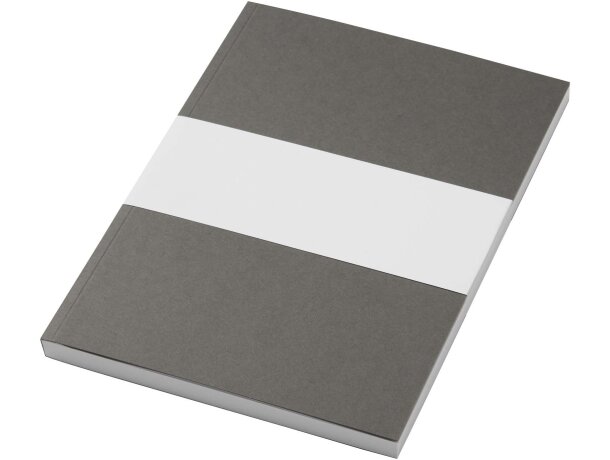 Cuaderno Novella Austen A5 tapa blanda 100 hojas papel FSC Gris detalle 11