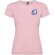 Camiseta mujer manga corta Jamaica Roly 100% algodón entallada Rosa claro detalle 37