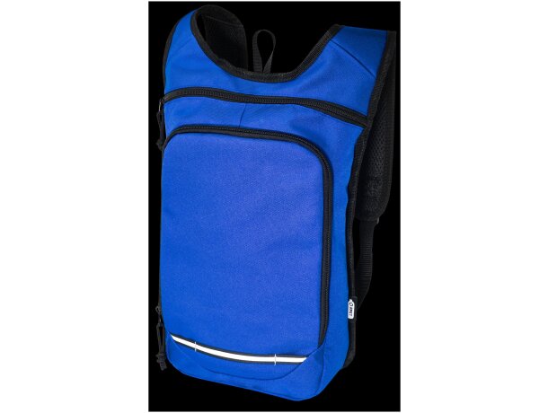 Mochila exterior GRS RPET Trails 6,5L certificada sostenible Azul real detalle 26