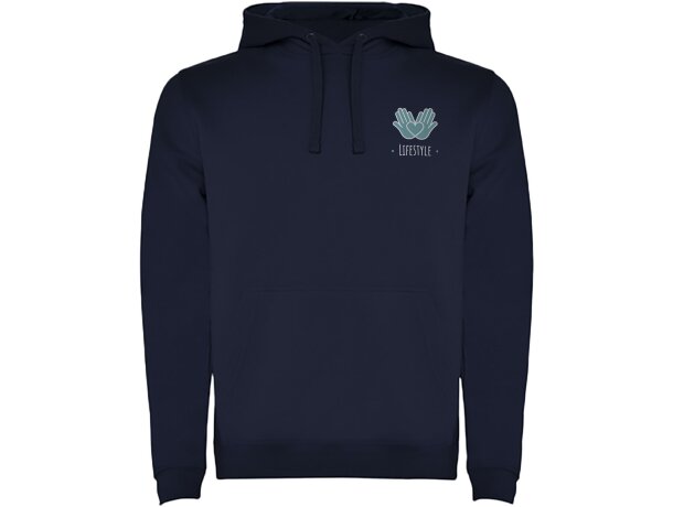 Sudadera con capucha para hombre Urban Roly Azul marino detalle 51
