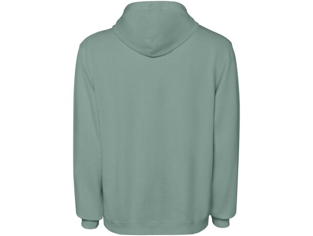 Sudadera con capucha unisex Kenia Roly algodón lavado con ácido Verde oscuro detalle 22
