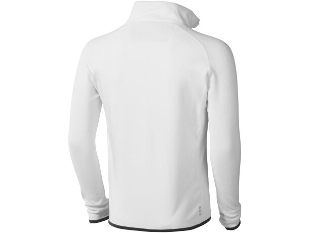 Chaqueta de forro con cremallera completa de hombre Brossard Blanco detalle 2