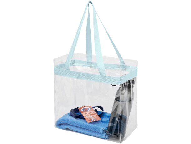 Bolsa de pvc transparente con logo