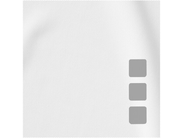 Polo unisex manga corta ottawa de Elevate 220 gr Blanco detalle 3