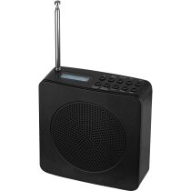 Radio despertador ligera personalizada negro intenso Radio despertador ligera personalizada negro intenso