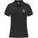 Polo deportivo de manga corta para mujer Monzha Roly Negro intenso detalle 5
