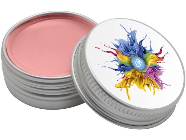 Bálsamo labial Estelle aluminio con protección FPS 15 Rosa detalle 1