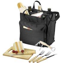 Bolsa para picnic de gran capacidad personalizada negro intenso Bolsa para picnic de gran capacidad personalizada negro intenso