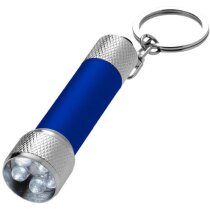 Llavero con linterna 5 led personalizado azul