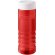 Bidón 750ml Eco Treble con tapa rosca plástico oceánico reciclado Rojo/blanco