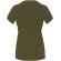 Camiseta manga corta mujer Capri Roly 100% algodón 170 g/m² Verde militar detalle 42