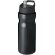 H2O Active® Base Bidón deportivo con tapa con boquilla de 650 ml Negro intenso