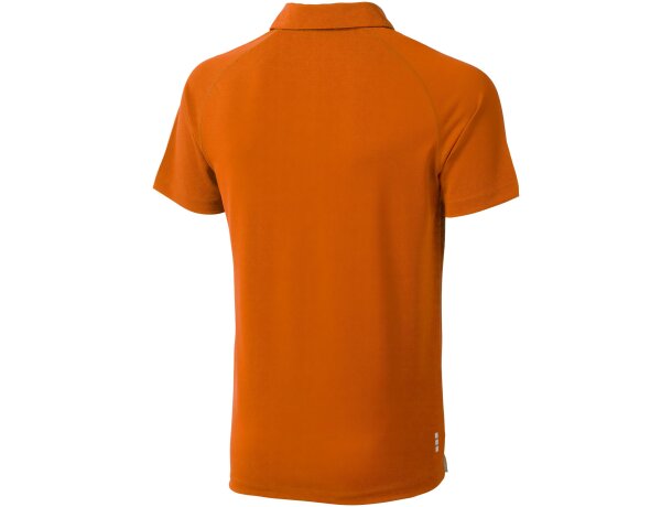 Polo unisex manga corta ottawa de Elevate 220 gr Naranja detalle 12