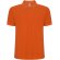 Polo manga corta hombre Pegaso Premium Roly punto piqué Naranja