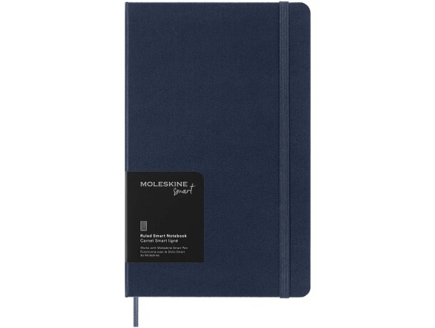 Libreta Smart Grande Rayada Moleskine con digitalización Negro intenso detalle 12