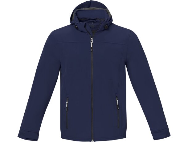 Chaqueta softshell de hombre Langley impermeable transpirable Azul marino detalle 21