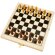 Set de juegos 3 en 1 de madera Mugo ajedrez damas backgammon Natural detalle 4