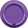 Vaso de plástico con tapa de rosca polipropileno reciclado 350ml Negro intenso/morado detalle 10