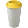 Americano® Eco Vaso reciclado de 350 ml Blanco/amarillo