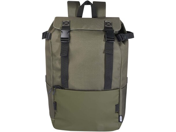 Mochila modular de material reciclado GRS Roam Verde detalle 7