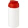 Baseline™ Plus Bidón deportivo con Tapa Flip de 500 ml con asa Blanco/rojo