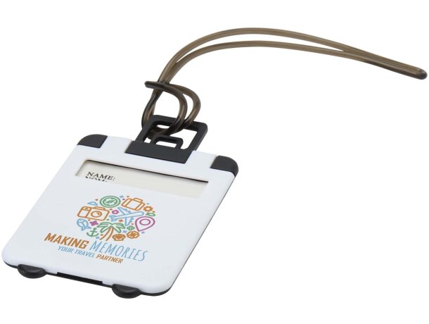 Localizador equipaje Traveler con ventana identificativa Blanco detalle 9