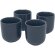 Set de cuatro tazas de expreso Male 90ml en cerámica detalle 10